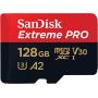 SanDisk Extreme Pro SDXC UHS-I U3 A2 V30 128GB + Adapter, SDSQXCY-128G-GN6MA