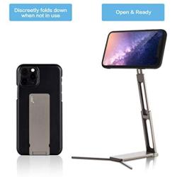 Lookstand Steel Adjustable Cell Phone Stand Compatible with iPhone & Android - Cell Phone Holder for Bed | iPhone Holder for Desk | iPhone Stand for Video | Desk Phone Stand for Recording