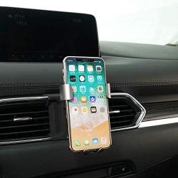 Phone Holder for Mazda CX-5, Dashboard Air Vent Adjustable Cell Phone Holder for Mazda CX5 2019 2018, Phone Mount for iPhone 8 iPhone X,Wireless Charging Smartphone 5.5~6 Inch