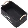 Morezi Felt pet Toy Box and Dog Toy Box Storage Basket Chest Organizer - Perfect for organizing pet Toys, Blankets, leashes and Food