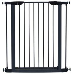 MidWest Homes for Pets Steel Pet Gate | Pet Safety Gate; 29" & 39" Tall in Soft White or Textured Graphite