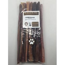 Top Dog Chews Standard Bully Sticks 12" Free Range, Grass Fed Natural Beef 12 Pack
