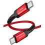 USB C to USB C 100W Fast Charging Cable 2 Pack [6.6FT&10FT], JSAUX 5A USB Type C Cable Compatible with MacBook Pro 2019 2018, iPad Pro 2019 2018, Samsung S20 S20+ Note 10 Plus A80, Pixel 3/3a/2-Red