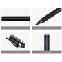 MoKo Universal Active Stylus Pen, 2-in-1 Capacitive Fine Point Touch Screen Tablets Stylus Pencil Fit with Apple iPad, Mini/Air/Pro, iPhone, Samsung Galaxy, Touchscreen Devices & Smartphones - Black