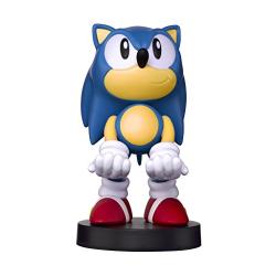 Collectible Sonic the Hedgehog Cable Guy Device Holder - works with PlayStation and Xbox controllers and all Smartphones -  Classic Sonic - Not Machine Specific