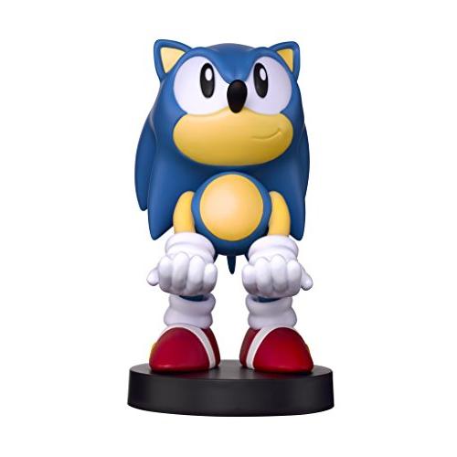 Collectible Sonic the Hedgehog Cable Guy Device Holder - works with PlayStation and Xbox controllers and all Smartphones -  Classic Sonic - Not Machine Specific