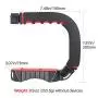 U Grip Pro Camera Stabilizer Handle Grip w 3 Shoe Mounts, Universal Video Action Stabilizing Handle Grip Compatible w Canon Nikon Sony DSLR Camera GoPro 8 7 6 5 iPhone 11 Pro Max Samsung OnePlus 7