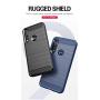 Moto G Power case,Motorola G Power case,with HD Screen Protector,MAIKEZI Soft TPU Slim Fashion Non-Slip Protective Phone Case Cover for Motorola Moto G Power 2020(Navy Brushed TPU)