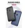 Moto G Power case,Motorola G Power case,with HD Screen Protector,MAIKEZI Soft TPU Slim Fashion Non-Slip Protective Phone Case Cover for Motorola Moto G Power 2020(Navy Brushed TPU)
