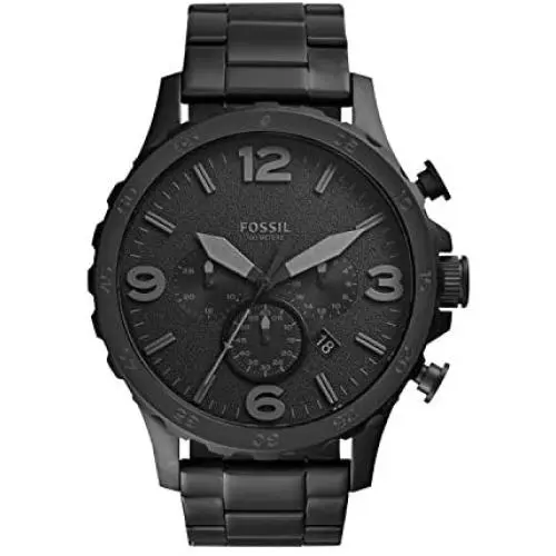 Fossil Mens Nate Stainless Steel Chronograph Quartz Watch Fossil Mens Nate Stainless Steel Chronograph Quartz Watch