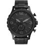 Fossil Mens Nate Stainless Steel Chronograph Quartz Watch
