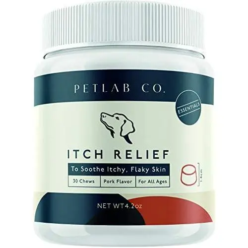 Petlab Co. Itch Relief Chews for Dogs | Anti Itch Dog Chews for Soothing Itchy Dog Skin | Turmeric Curcumin, Fatty Acids, and Hone Petlab Co. Itch Relief Chews for Dogs | Anti Itch Dog Chews for Soothing Itchy Dog Skin | Turmeric Curcumin, Fatty Acids, and Hone