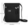 KEAFOLS Travel Pouch Neck Wallet Family Passport Holder Organizer Case with RFID Blocking,Security Zipper Concealed Organized Wallet to Keep Cash Documents Safe Travel in Peace