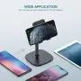 UGREEN Cell Phone Stand Desk Holder Compatible for iPhone 11 Pro Max SE XS XR 8 Plus 6 7, Samsung Galaxy S20 S10 S9 S8 Note 9 8 S7 S6, Google Pixel 4 XL, LG V40 V30 G7 Smartphone, Adjustable (Black) UGREEN Cell Phone Stand Desk Holder Compatible for iPhone 11 Pro Max SE XS XR 8 Plus 6 7, Samsung Galaxy S20 S10 S9 S8 Note 9 8 S7 S6, Google Pixel 4 XL, LG V40 V30 G7 Smartphone, Adjustable (Black)