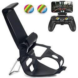 PS4 Controller Phone Clip Mount Holder, Phone Clip Stand Bracket for Playstation 4 Slim Pro PS4 Wireless Controller