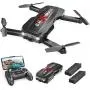 Holy Stone HS160 Pro Foldable Drone with 1080p HD WiFi Camera for Adults and Kids, Wide Angle FPV Live Video, App Control, Gesture Selfie, Tap Fly, Optical Flow, Altitude Hold and 2 Batteries Holy Stone HS160 Pro Foldable Drone with 1080p HD WiFi Camera for Adults and Kids, Wide Angle FPV Live Video, App Control, Gesture Selfie, Tap Fly, Optical Flow, Altitude Hold and 2 Batteries