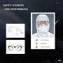 Vanlinker Safety Goggles over Glasses Anti Fog Scratch Lab Goggles Vented VL9525