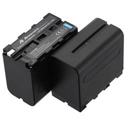 Powerextra 2 Pack Replacement Sony NP-F970 Battery Compatible with Sony DCR-VX2100, DSR-PD150, DSR-PD170, FDR-AX1, HDR-AX2000, HDR-FX1, HDR-FX7, HDR-FX1000, HVL-LBPB, HVR-HD1000U, HVR-V1U, HVR-Z1P