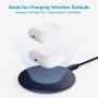 LETSCOM Wireless Charger,Qi-Certified 15W Fast Wireless Charging Pad with QC3.0 AC Adapter,Compatible with iPhone 11/11 Pro/XS Max/XR/XS/X/8/8+/Airpods,Galaxy Note 10/Note 10+/S10/S10+/S9/S8