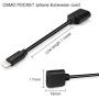 RCstyle Osmo Pocket OTG Cable Data Line Universal Extension Cord Female Connector Adapter Cable Compatible with DJI OSMO Pocket Accessories, 39 Inches