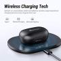 ENACFIRE E60 Bluetooth V5.0 Wireless Earbuds with Wireless Charging Case, 8H Continuous Playtime, IPX8 Waterproof Bluetooth Earbuds for Sports, Apt-X Deep Bass Wireless Headphones, Built-in Dual Mics