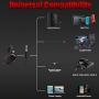 Gaming Headset, MMUSC Stereo Headphones for Laptop, Tablet, PS4, PC, Xbox One Controller, Noise Cancelling Over Ear Headset with Mic, LED Light, Bass Surround
