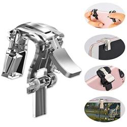 Mobile Game Controller, Metallic Aim and Capacitive Sensitive Press Shooting Buttoms L1 R1 for Knives Out/Rules of Survival, Mobile Phone Joystick for Android iPhone iOS 2 Pair