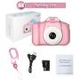 Digital Camera for Kids,ASIUR 1080P FHD Kid Digital Video Camera Children Camera with 16GB SD Card for 3-10 Years Girls