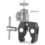 SMALLRIG Super Clamp w/1/4 and 3/8 Thread for Cameras, Lights, Umbrellas, Hooks, Shelves, Plate Glass, Cross Bars, etc - 735