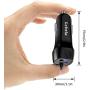 Lchrla USB Car Charger, Type C Android Phone Car Adapter Built-In Curly Cable Compatible with Samsung Galaxy S8 S9 S10 Plus Note 9 8, LG G7/G6/G5/V40/V30/V20 Google Nexus