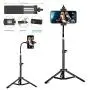 Phone Tripod Fits iPhone, Pixel Flexible Cell Phone Tripod for Video Recording, Vlogging/Streaming/Photography, Smartphone Tripod Stand, Sturdy and Lightweight Stand, Compatible with Phone and Camera Phone Tripod Fits iPhone, Pixel Flexible Cell Phone Tripod for Video Recording, Vlogging/Streaming/Photography, Smartphone Tripod Stand, Sturdy and Lightweight Stand, Compatible with Phone and Camera