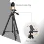 Lightweight Tripod 55-Inch, Aluminum Travel/Camera/Phone Tripod with Carry Bag, Maximum Load Capacity 6.6 LB, 1/4" Mounting Screw for Phone, Camera, Traveling, Laser Measure, Laser Level Lightweight Tripod 55-Inch, Aluminum Travel/Camera/Phone Tripod with Carry Bag, Maximum Load Capacity 6.6 LB, 1/4" Mounting Screw for Phone, Camera, Traveling, Laser Measure, Laser Level