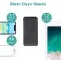 Portable Charger, 【2-Pack】 Ultra-Slim 10000mAh Dual USB Power Bank External Battery Backup Pack, Compatible with iPhone 11/Xs/XR/X/8/7/6S/6 and More Android Smartphones