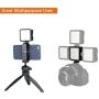 ELIVERN LED Camera Light, 49 Led Video Light, Dimmable Portable Camera Light Panel for Mobile Phones,Canon,Nikon,Sony and Other DLSR Cameras