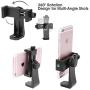 AFAITH Cell Phone Tripod Mount with Remote, Phone Holder Adapter Selfie Monopod with Adjustable Clamp for iPhone Xs Max/X/8/8P/7/7P/6S/6,Samsung GalaxyS9/S9+/S8/S7/S6/S5/Note9/8 and More