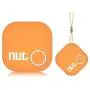 Tile Key Finder Locator Smart Tracker - Nut 2" Bluetooth Item Anti-Lost Phone Finder with App, Item Car Key GPS Alarm Tracer Reminder Chip for Bag Phone Pets Dog Keychain Wallet Purse Luggage, Orange