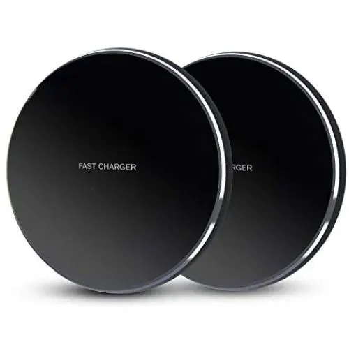 GLOUE Wireless Charger 10W Qi Wireless Charging Compatible with iPhone 11/11Pro/11Pro Max/Xs Max/XS/XR/X/8 Plus, Compatible with Galaxy S9/S9+/S8/S8+, 5W for All Qi-Enabled Phones-2 Pack GLOUE Wireless Charger 10W Qi Wireless Charging Compatible with iPhone 11/11Pro/11Pro Max/Xs Max/XS/XR/X/8 Plus, Compatible with Galaxy S9/S9+/S8/S8+, 5W for All Qi-Enabled Phones-2 Pack