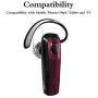 TOORUN M26 Bluetooth Headset with Noise Cancelling Compatible with Smart Phones LG G7 Samsung Note9 S9 iPhone Xs MAS Moto Z3 P30 Google pixel3 ZTE Axon-Red