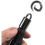 Remax Cute Portable Cable USB Cable Tassels Keychain Gift Compatible with Cell Phone X 8 8Plus 7 7 Plus 6S 6 Tablet mini Air (Tassels/Black)