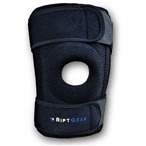 RiptGear Patella Knee Brace - Open Patella Stabilizer Knee Brace for Arthritis - Alleviate Patellar Tendonitis, Meniscus Tear, Joint Pain, Jumpers Knee, ACL Ligament Sprains (Medium Left Leg) RiptGear Patella Knee Brace - Open Patella Stabilizer Knee Brace for Arthritis - Alleviate Patellar Tendonitis, Meniscus Tear, Joint Pain, Jumpers Knee, ACL Ligament Sprains (Medium Left Leg)