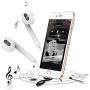 Headphones Headphones/Earphones/Earbuds Built-in Microphonen & Volume Control，Compatible iPhone/iPod/iPad/Android/MP3/MP4 Headphones Plug and Play Mobile Phone Accessories（White）