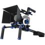Morros Pro DSLR Rig Movie Kit Shoulder Mount Rig + Follow Focus + Matte Box + Adjust Platform+ C Shape Support Cage +Top Handle for All DSLR Cameras and Video Camcorders