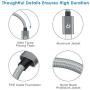 Rankie Micro USB Cable High Speed Data and Charging, Nylon Braided Charger Cord, 3-Pack, 3 Feet