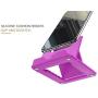 MoKo Phone/Tablet Stand, Foldable Desktop Holder Fit with iPhone 11 Pro Max/11 Pro/11, iPhone Xs/Xs Max/Xr/X, iPhone SE 2020, iPad Pro 11 2020/10.2/Air 3/Mini 5, Galaxy S20 6.2", Purple