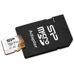 Silicon Power U3 256GB Micro SD Card Nintendo-Switch Compatible, SDXC microsdxc High Speed MicroSD Memory Card with Adapter