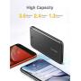 Luxtude Portable Charger for iPhone, Apple Certified Power Bank, 10000mAh Slim Battery Pack Built in Lightning Cable, Fast Charging Portable Phone Charger for iPhone 11/XS/XR/X/8/7/6, iPad and More