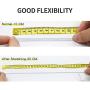 COTTILE Elastic Cord, Flat Elastic Bands for Sewing 1/4 inch Braided Stretch Strap Cord Roll (Black, 25 Yards)