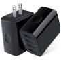 USB Wall Charger, 2-Pack Ailkin 4.8A 4-Port USB Plug Cube Portable Charging Box Wall Charger Plug, USB Charging Block, Adapter for Phone 11Pro Max/XR/XS MAX/8/7 Plus, Samsung Galaxy S5 S6 and More USB Wall Charger, 2-Pack Ailkin 4.8A 4-Port USB Plug Cube Portable Charging Box Wall Charger Plug, USB Charging Block, Adapter for Phone 11Pro Max/XR/XS MAX/8/7 Plus, Samsung Galaxy S5 S6 and More