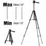 Hitch Phone Tripod,Gopro Tripod 42 Inch 106cm Aluminum Lightweight Smartphone Tripod for iPhone/Samsung/Huawei Cellphone, Camera and Gopro with Bluetooth Remote Control, Carrying Bag and Gopro Mount