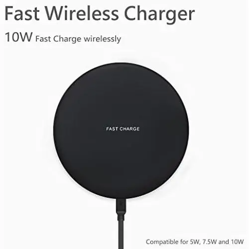 Aukiss Wireless Charger, 7.5W Wireless Charger Compatible with iPhone X/8/8 Plus,10W Fast Wireless Charging Compatible with Samsung Galaxy S9/S9 Plus/Note 8/ S8/S8 Plus.(No AC Adapter) Aukiss Wireless Charger, 7.5W Wireless Charger Compatible with iPhone X/8/8 Plus,10W Fast Wireless Charging Compatible with Samsung Galaxy S9/S9 Plus/Note 8/ S8/S8 Plus.(No AC Adapter)